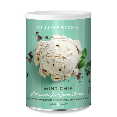 Williams Sonoma Ice Cream Starter, Mint Chip, Set of 2