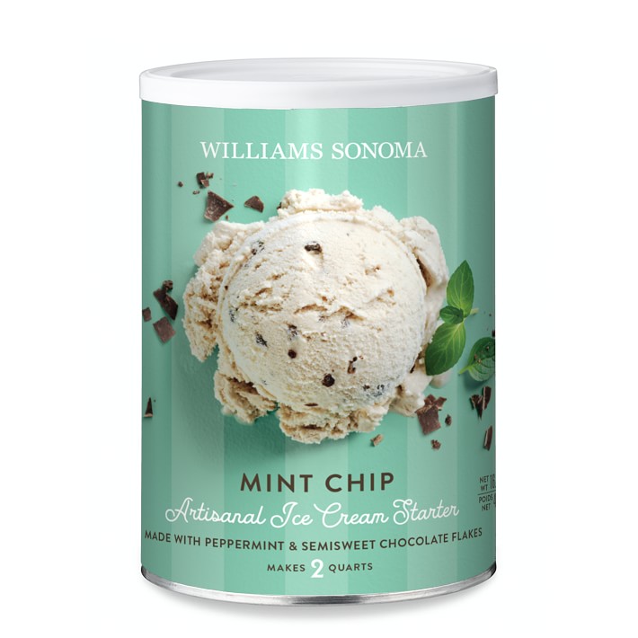 Williams Sonoma Ice Cream Starter Mint Chip Homemade Ice Cream