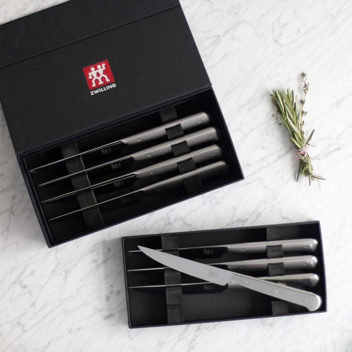 Zwilling StainlessSteel 8Piece Steak Knife Set 2021 Williams Sonoma CA Williams Sonoma