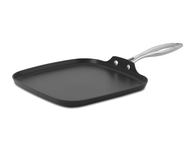 SCANPAN Professional Nonstick Square Griddle Pan, 11