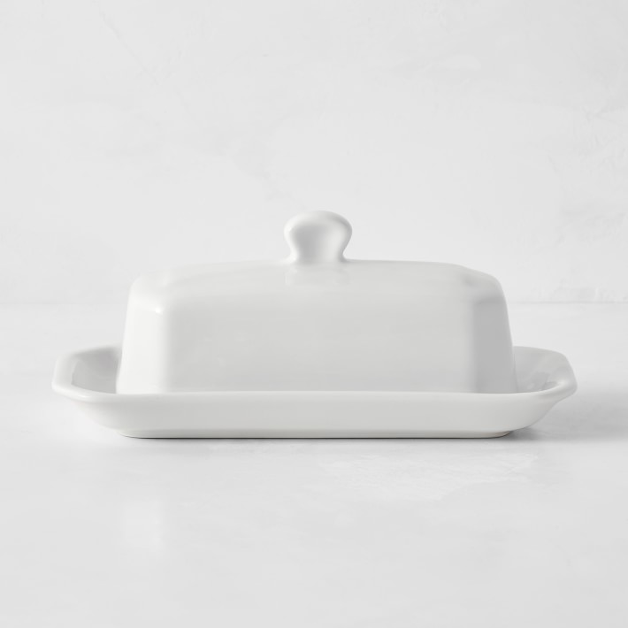 Mason Covered Butter Dish Butter Keeper Holds 1 Full Stick of Butter Ceramic Butter Dish With Lid Includes Tray With Cover Blue 