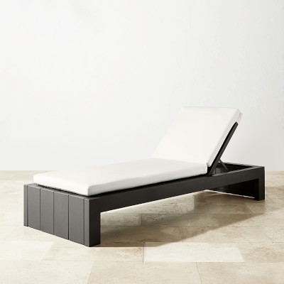 outdoor metal chaise