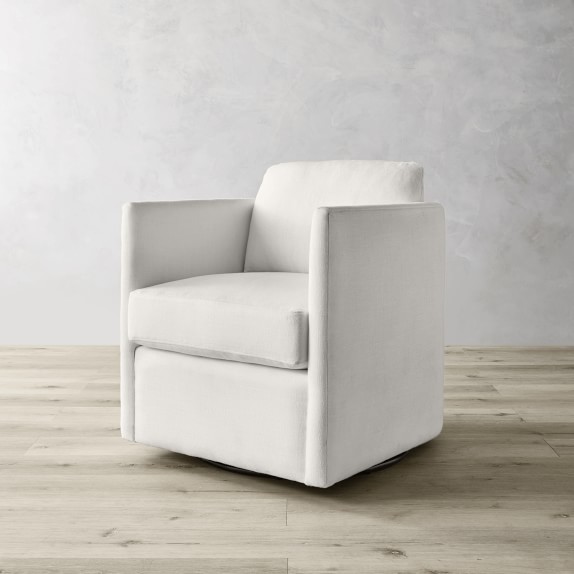 oliver track arm swivel chair