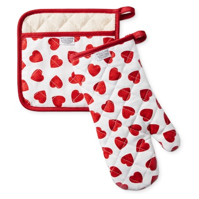 heart oven gloves