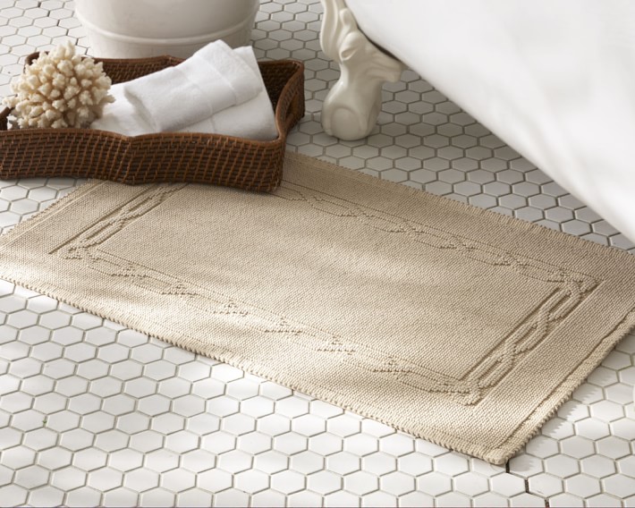 Chambers® Heritage 800Gram Solid Luxury Bath Mat Williams Sonoma