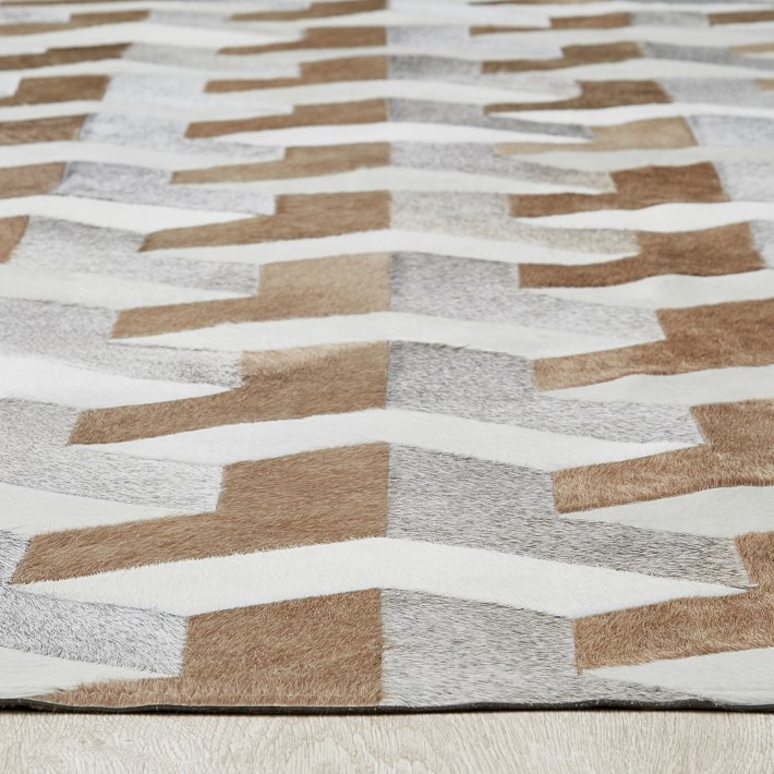 Tetra Pieced Cowhide Rug Williams Sonoma