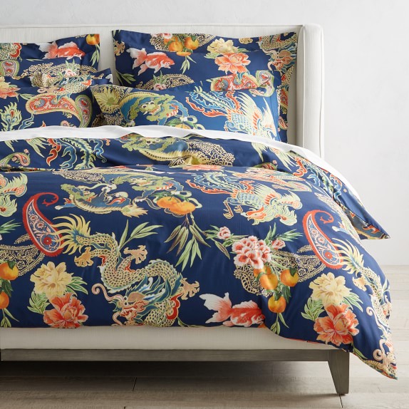 williams sonoma peacock duvet