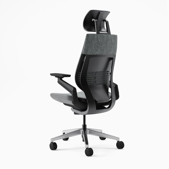 steelcase chair with headrest