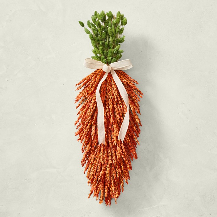 Easter Carrot Wreath Easter Carrot Door Hanger