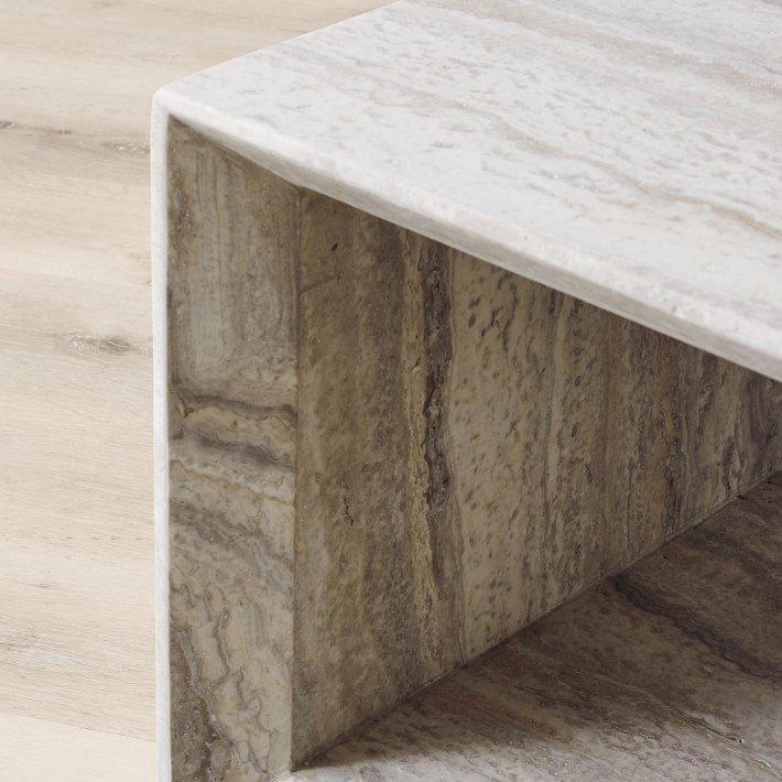 Pierre Travertine Coffee Table Williams Sonoma
