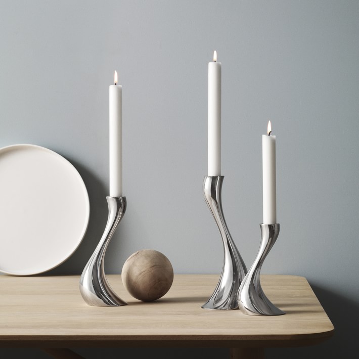 Jensen Cobra Candle Holders Williams Sonoma