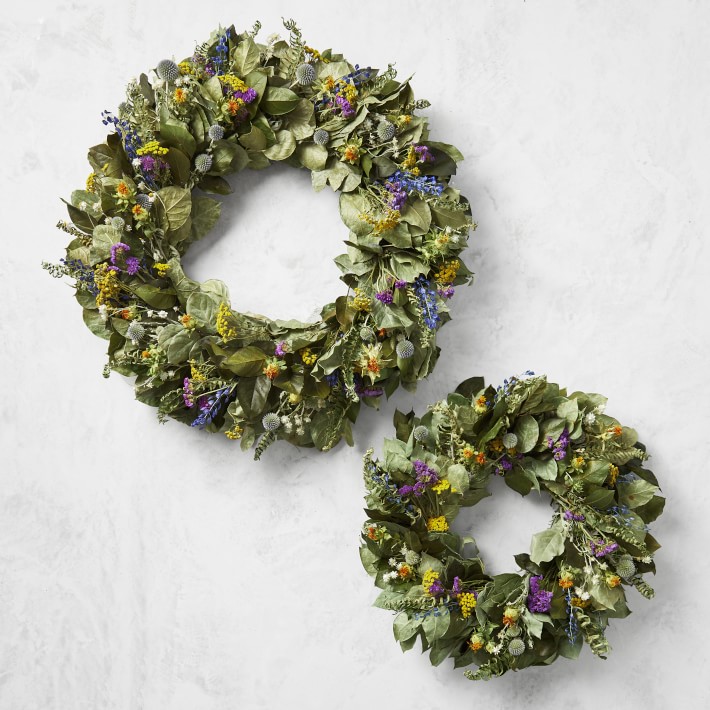 Painters Palette Door Wreath | Williams Sonoma
