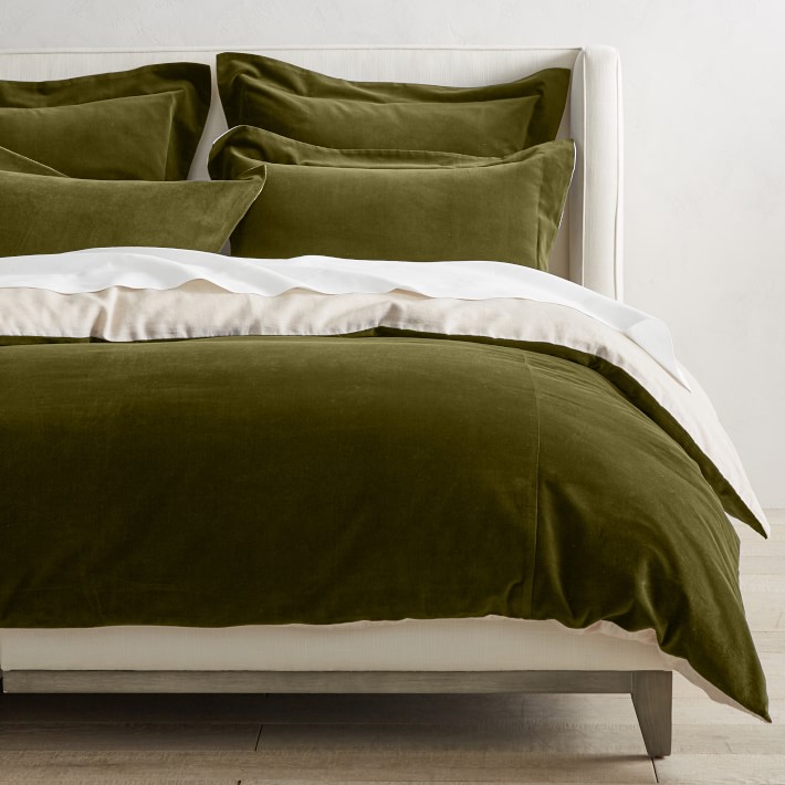 green velvet duvet