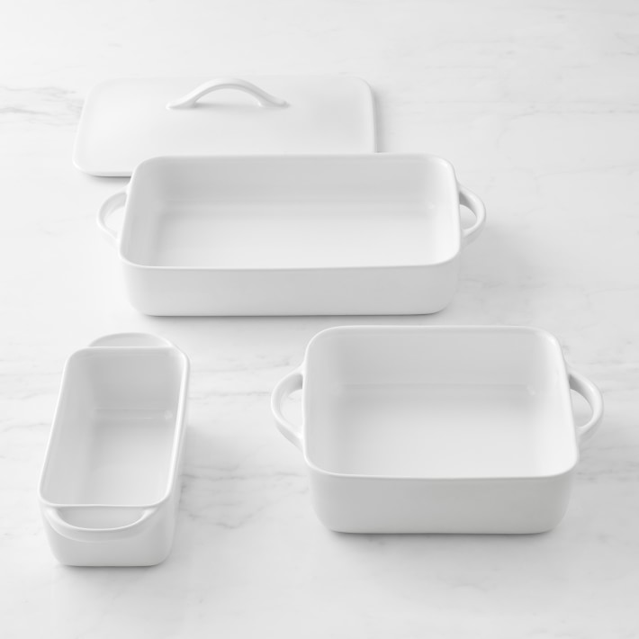 Williams Sonoma Essential Stoneware 3Piece Bakeware Set Williams Sonoma