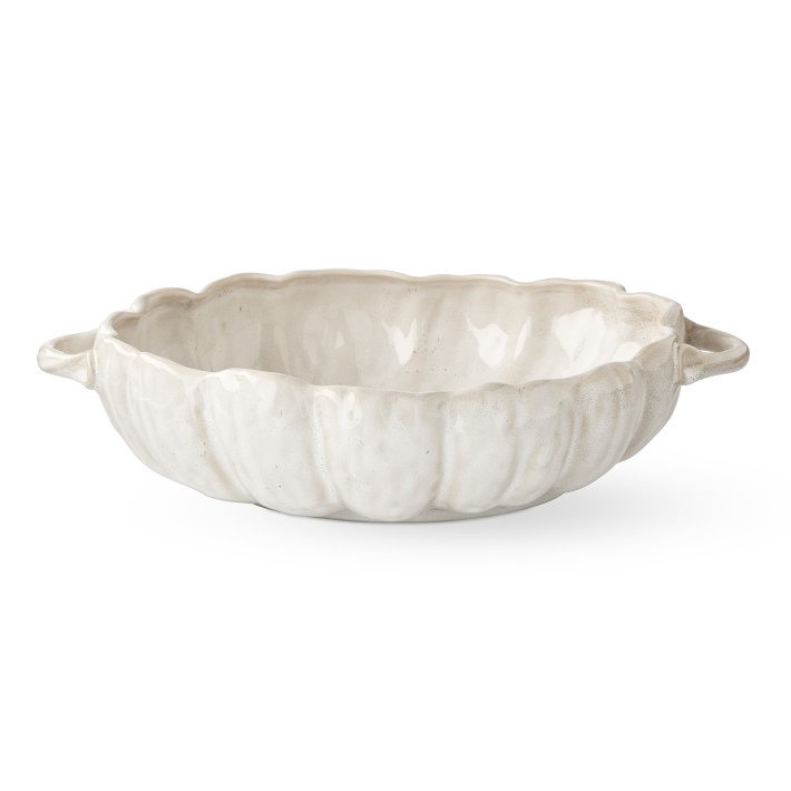 Sculptural Pumpkin Serving Bowl Williams Sonoma