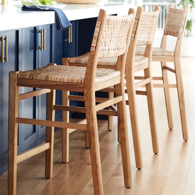 ceylon woven counter stool natural