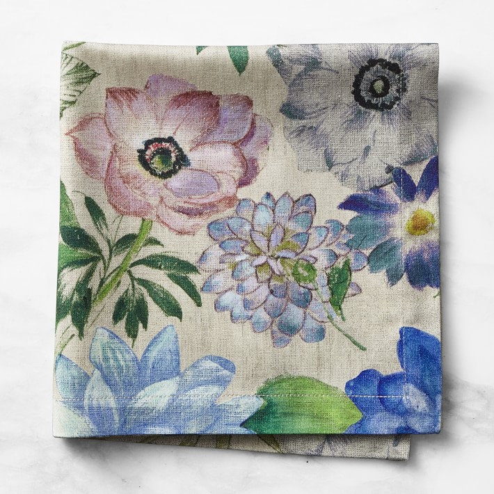La Vie en Bleu Napkins, Set of 4 Williams Sonoma
