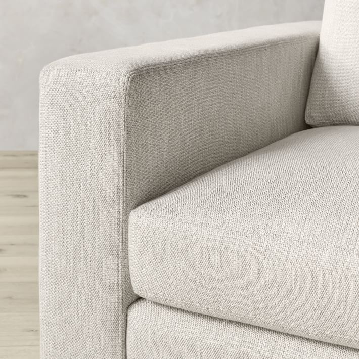 Carlton Square Arm 3-Piece L-Shape Sofa with Corner Wedge | Williams Sonoma
