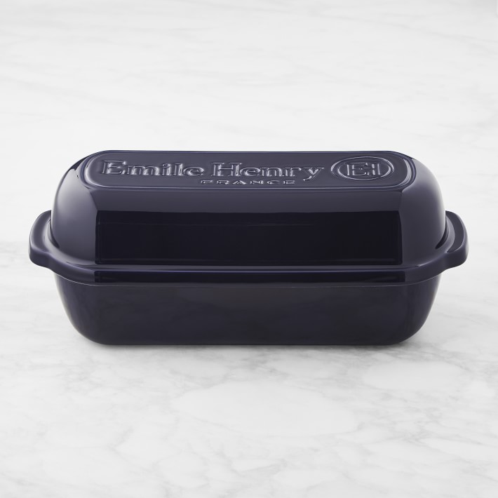 Emile Henry Italian Bread Loaf Pan - Navy | Williams Sonoma