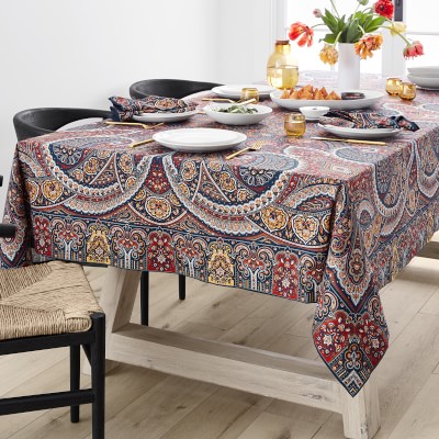 Paisley Tablecloth | Williams Sonoma