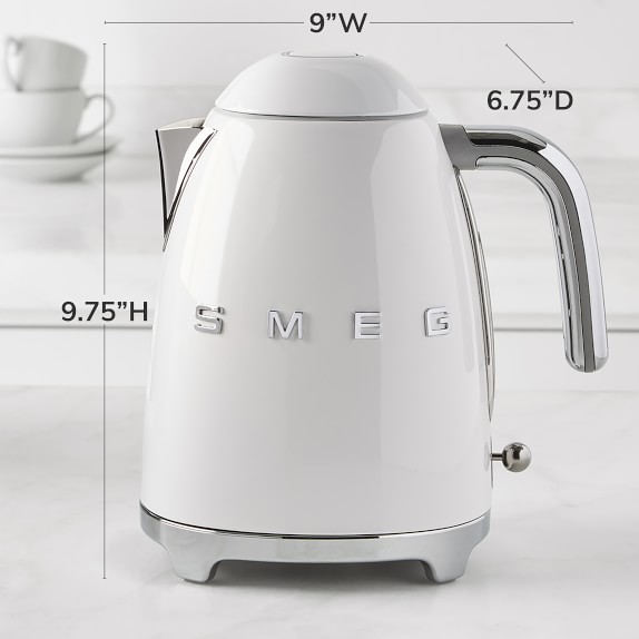 smeg kettle matte white