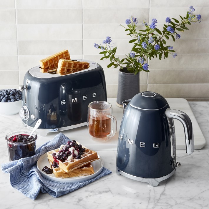 blue smeg toaster and kettle