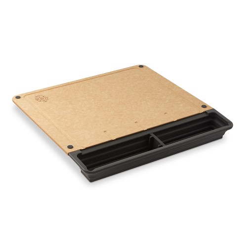 Cup Board Pro Cutting & Carving Board with Tray Divider