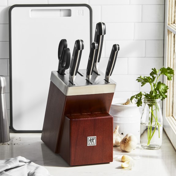 henckels 7 piece self sharpening knife block set