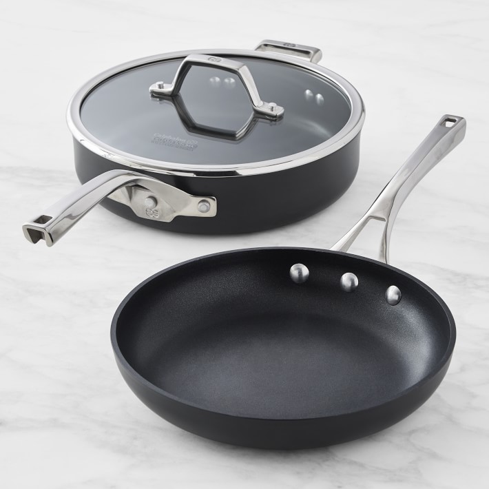 Calphalon Elite Nonstick 3 Piece Fry Pan And Sauté Pan Set Williams Sonoma 0492