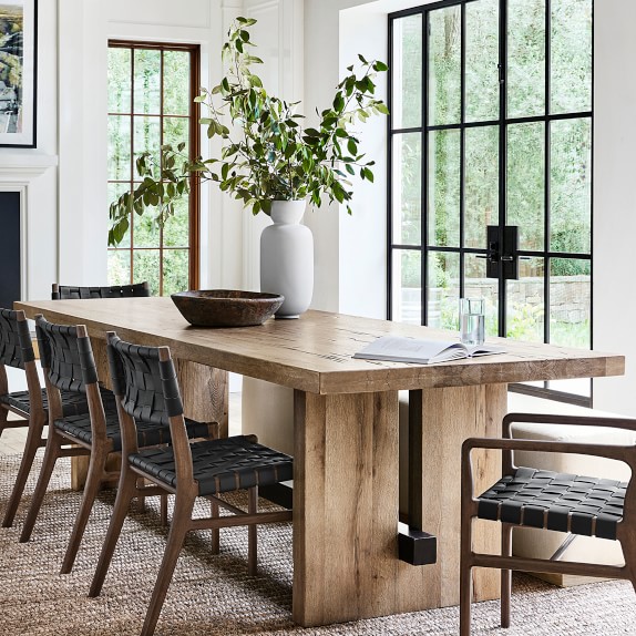 Montauk Rectangular Dining Table & Stratton Dining Chairs | Williams Sonoma