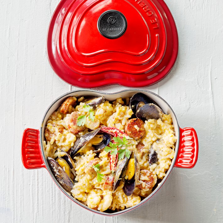 Le Creuset Enameled Cast Iron HeartShaped Dutch Oven Williams Sonoma