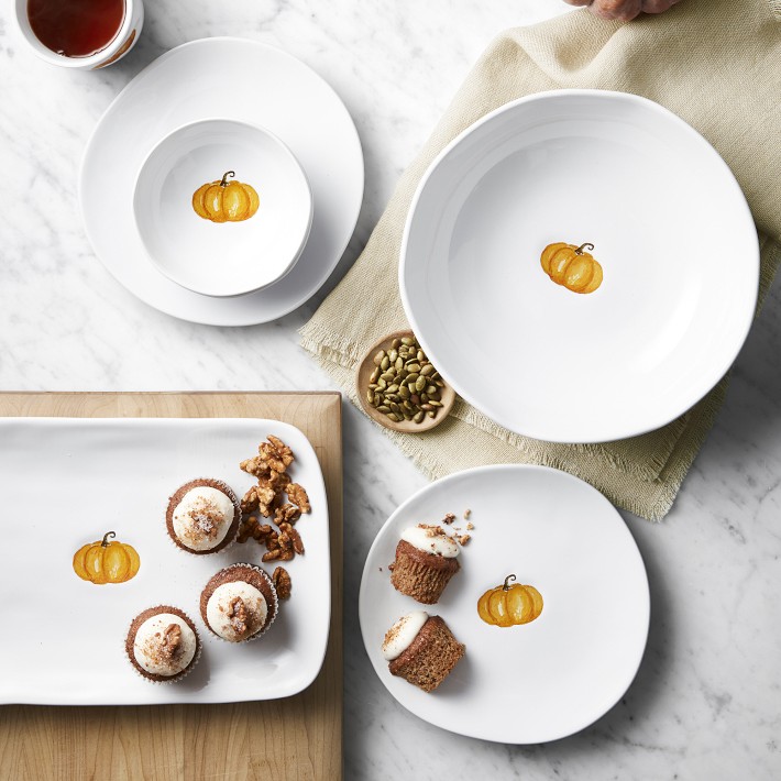 Sugar Pumpkin Salad Plates, Set of 4 Williams Sonoma