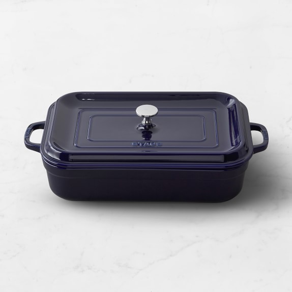 staub covered rectangular baking dish