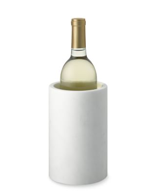 marble wine chiller in freezer