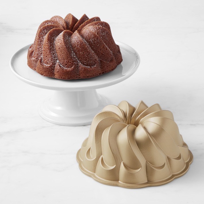 Nordic Ware Nonstick Cast Aluminum Pirouette Bundt Pan | Williams Sonoma