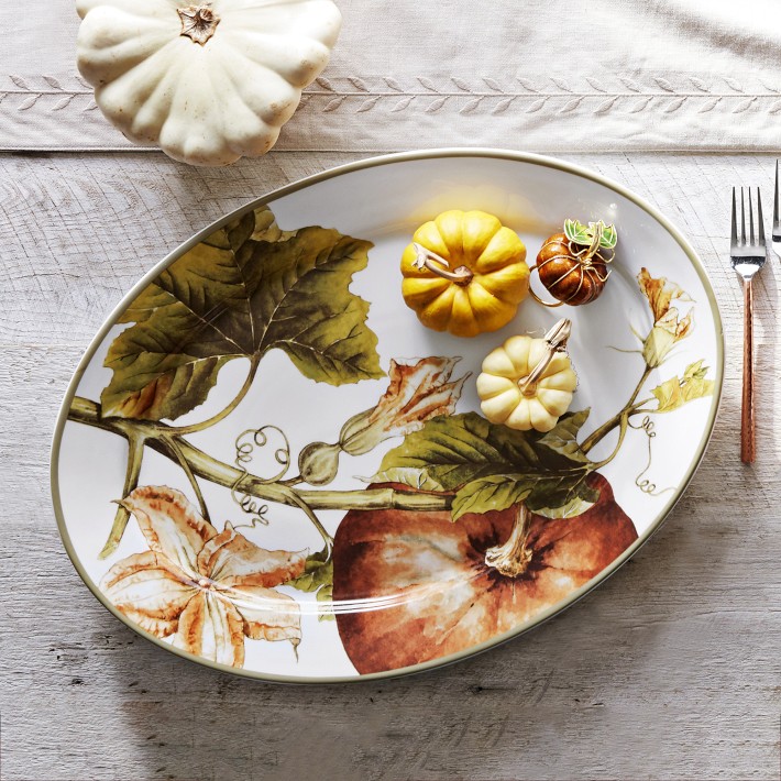 Botanical Pumpkin Platter | Williams Sonoma