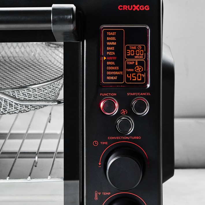 crux toaster oven air fryer