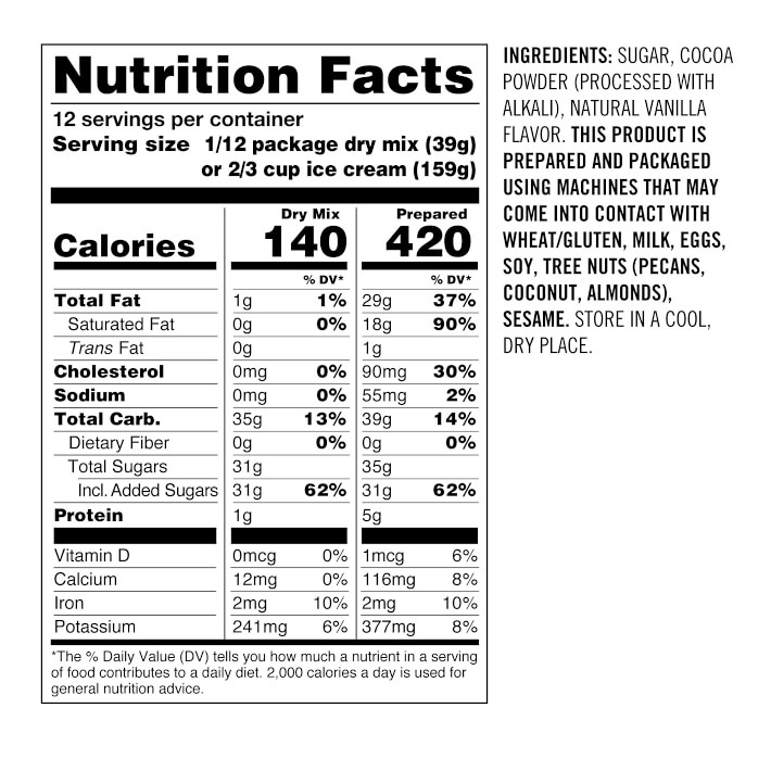 Williams Sonoma Ice Cream Starter Chocolate Homemade Ice Cream