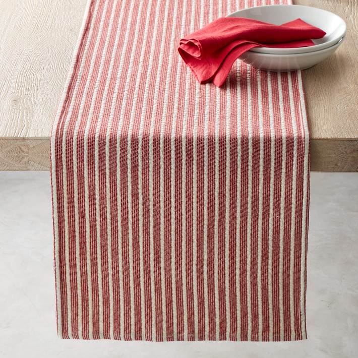 Striped Table Runner Williams Sonoma CA Williams Sonoma