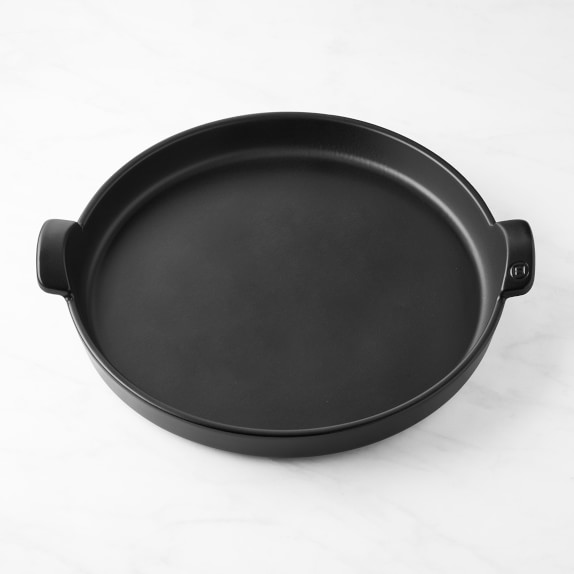 ceramic deep dish pizza pan