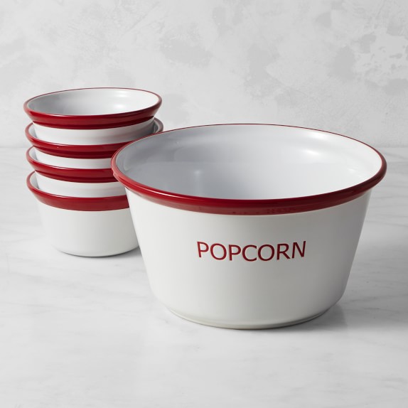 popcorn ceramic bowl set