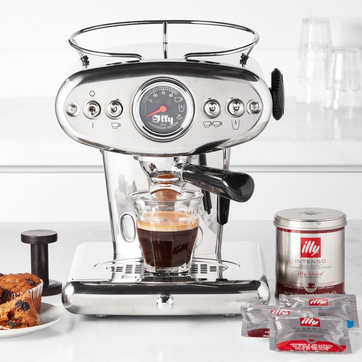 Illy X1 Anniversary ESE & Ground Espresso Machine Williams Sonoma