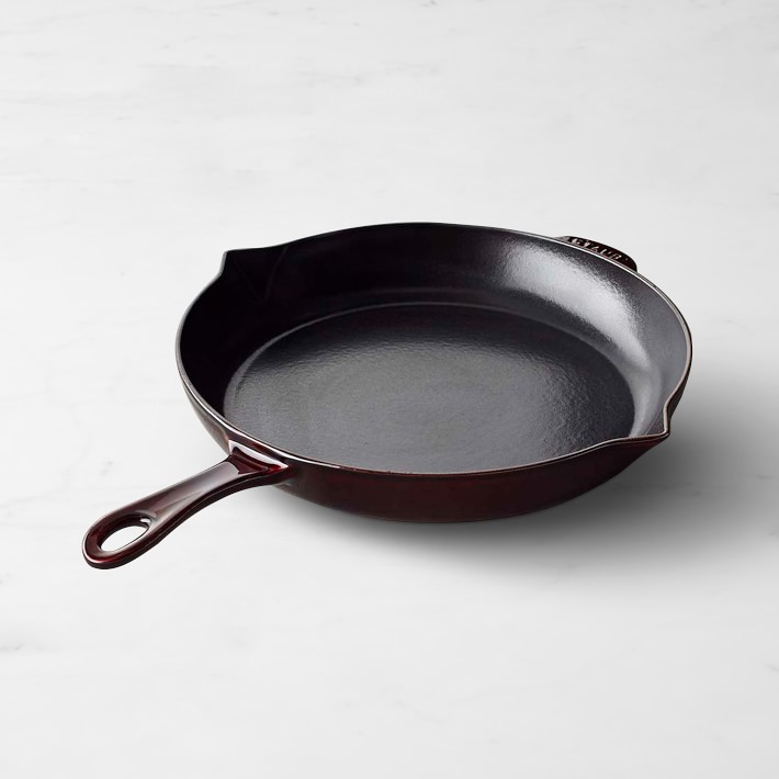 Staub Enameled Cast Iron Fry Pan Williams Sonoma 