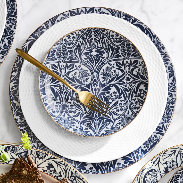 Pillivuyt Basketweave Porcelain Dinner Plates | Williams Sonoma