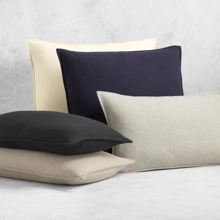 European Solid Cashmere Pillow Cover Williams Sonoma