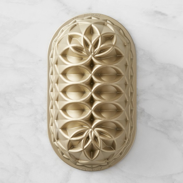 Nordic Ware Nonstick Cast Aluminum Jubilee Loaf Pan Williams Sonoma