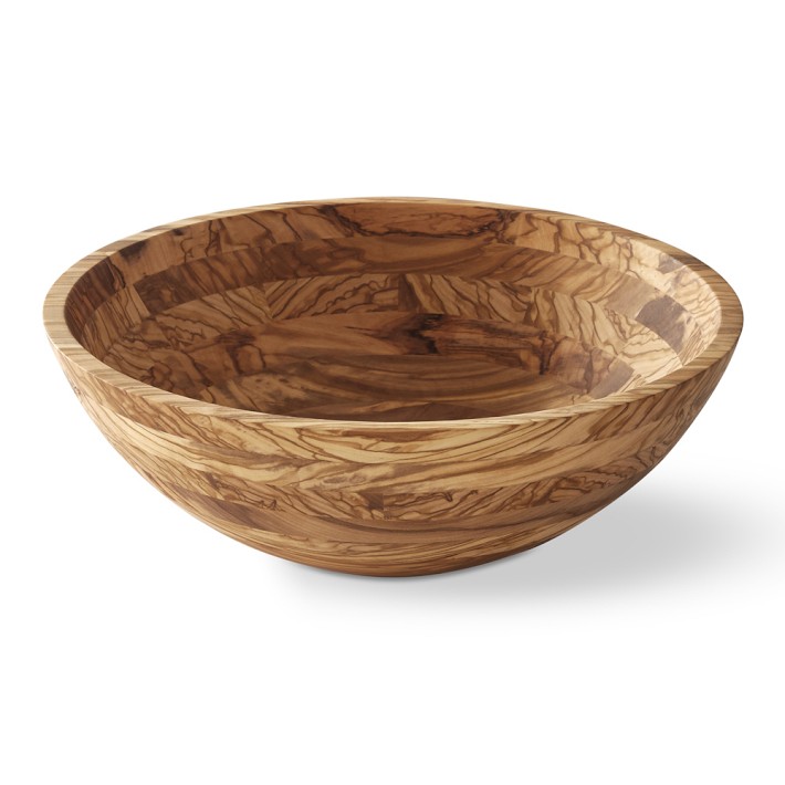 Olivewood Salad Bowl Williams Sonoma