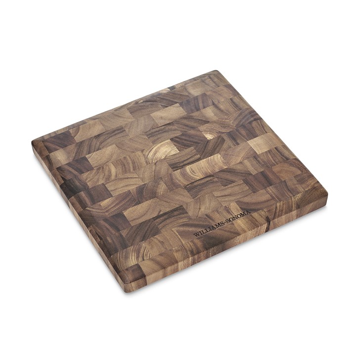 Williams Sonoma EndGrain Cutting Board with Feet, Acacia Williams Sonoma