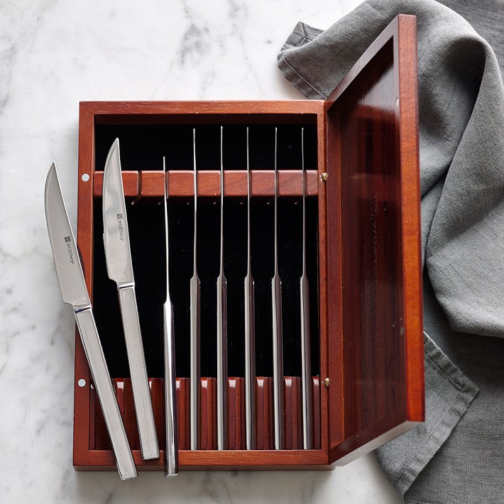 Wüsthof StainlessSteel Steak Knives Box, Set of 8 Williams Sonoma