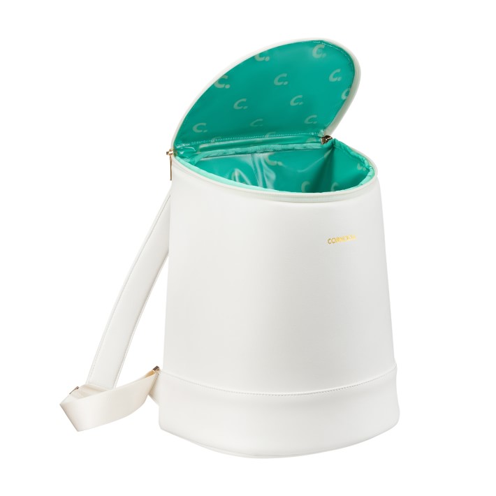 corkcicle eola bucket bag cooler stores